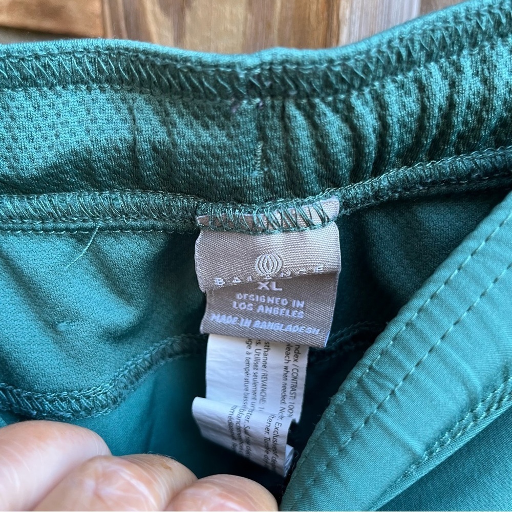 Balance Collection Dark Green Athletic Shorts - Picture 2 of 3